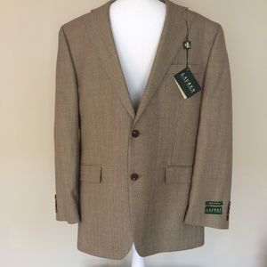 Ralph Lauren Houndstooth Sport Coat 42R NEW